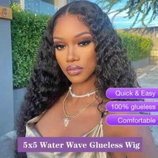 13x6 Lace Frontal Wig HD Lace 100 Human Deep Wave 13X4 Lace Front Wig