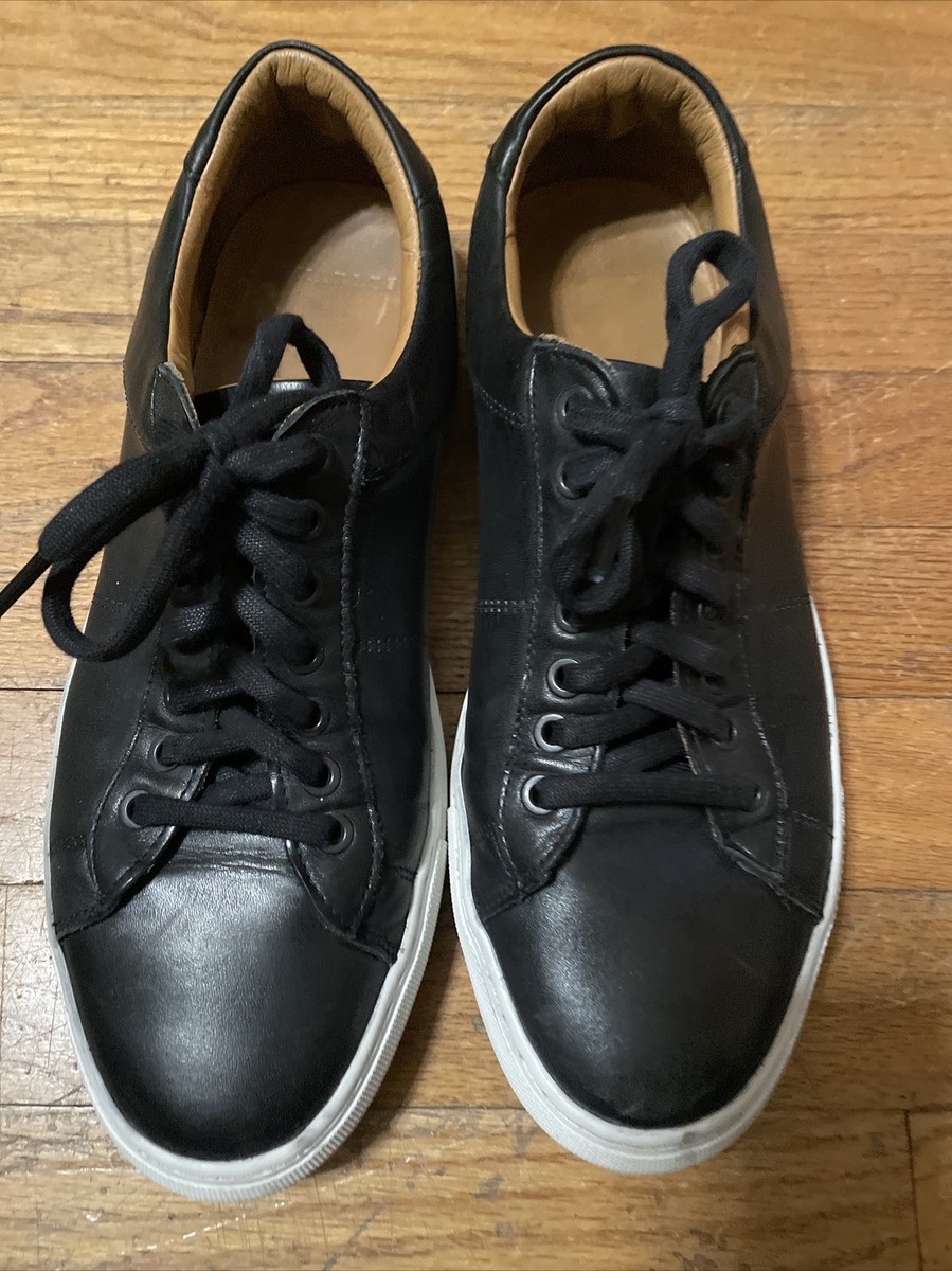 Charles Tyrwhitt Black Leather Trainer Sneakers Size 11 | eBay
