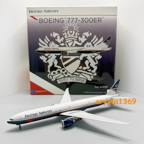 NG Model 1:400 British Airways Boeing B777-300ER Diecast Aircraft Model G-STBF - 第 1/14 張圖片