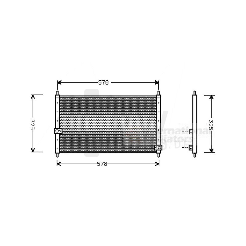 VAN WEZEL 83005102 Kondensator Klimaanlage Klimakondensator Für HYUNDAI I30 (FD