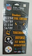 Team Magnets Pittsburgh Steelers  Super Bowl  10 + on 1 Sheet