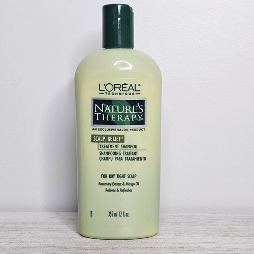 L'OREAL Nature's Therapy Scalp Relief Treatment Shampoo Discontinued NEW 12 oz