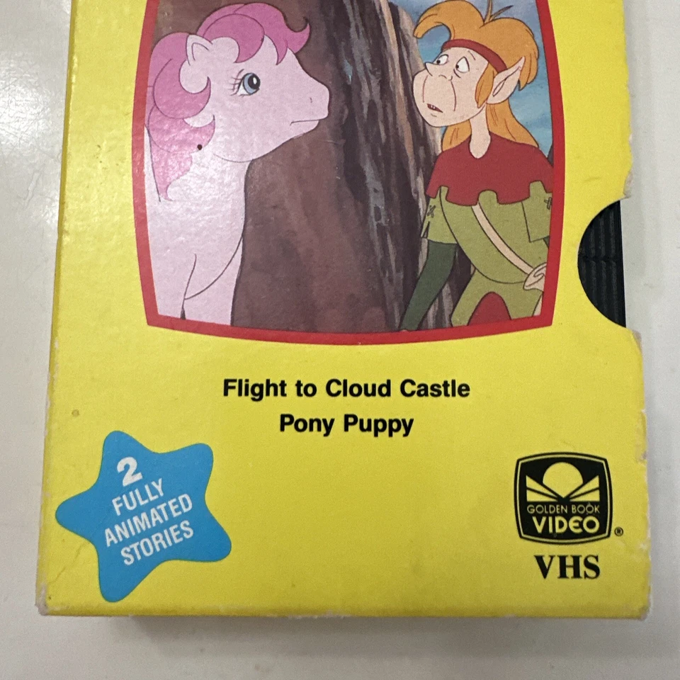 Vintage My Little Pony - Flight to Cloud Castle - A Golden Book VHS RARE 1987 - Image 4 of 4