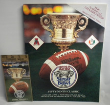 1993 Alabama Crimson Tide Miami Sugar Bowl Football Ticket & Program Title Bama