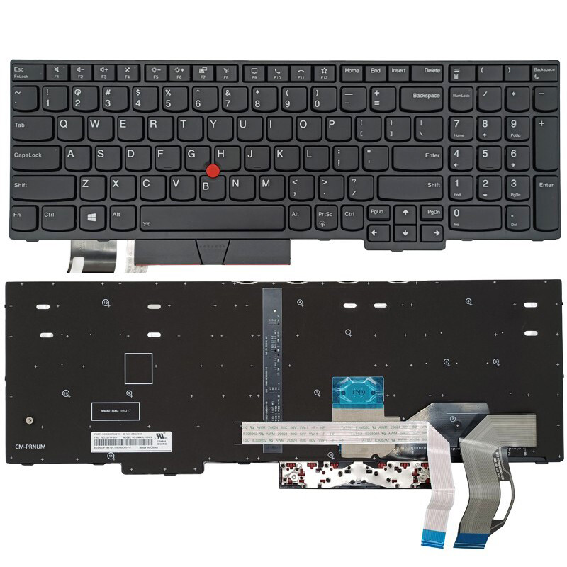 US Black Keyboard for Lenovo ThinkPad T15 (20S6, 20S7) T15 Gen 2