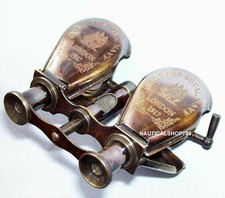 ANCIEN TÉLESCOPE BINOCULAIRE MARITIME MONOCULAIRE EN LAITON VINTAGE CADEAU NA...