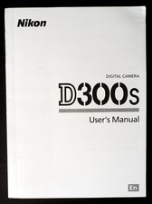 Original Nikon D300s Comprehensive User Manual 2009 Edition - Excellent