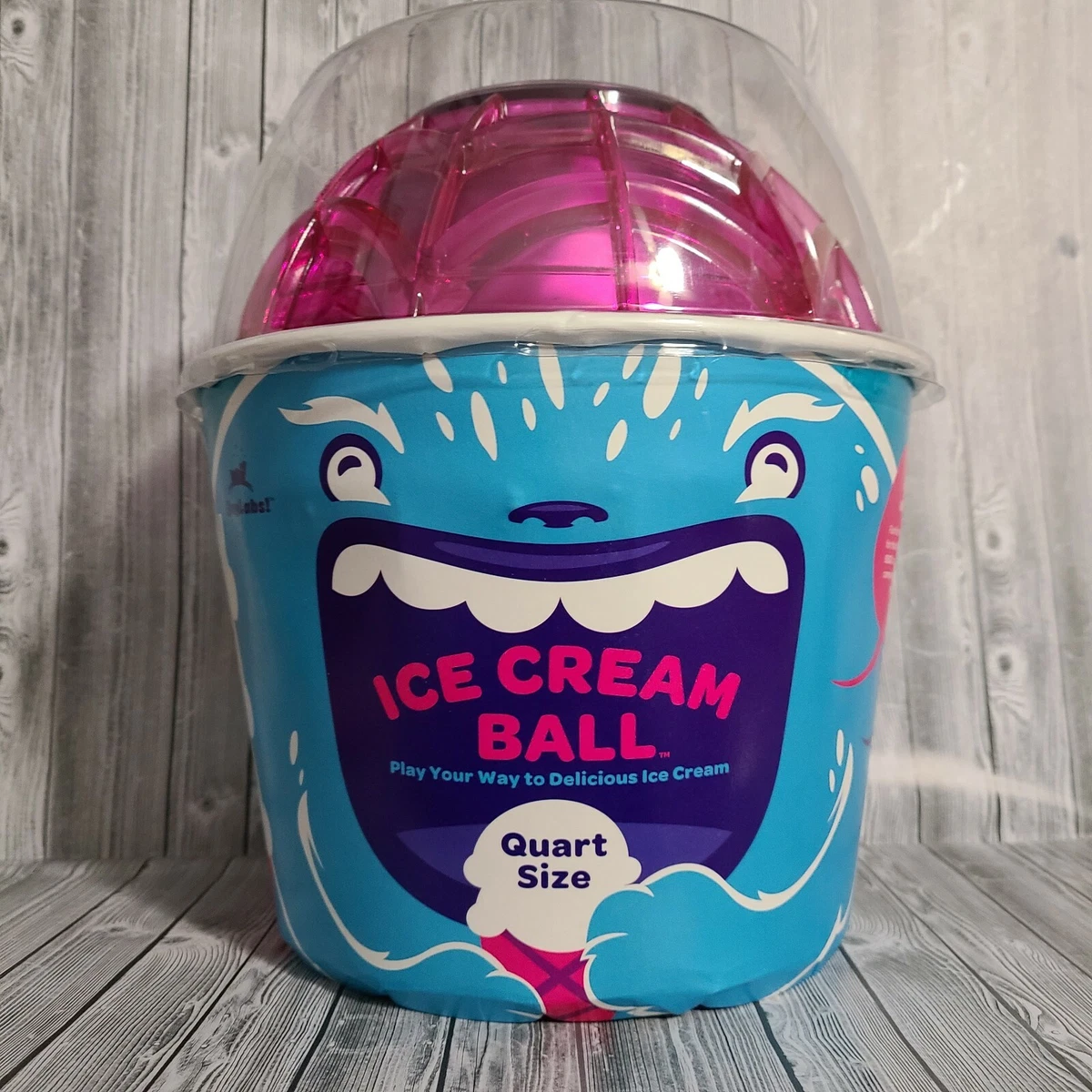  YayLabs Play and Freeze Ice Cream Ball Ice Cream Maker, Pint,  Pink : Home & Kitchen