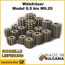 Wälzfräser / Modulfräser HSS M0.5–M9.25 Abwälzfräser Bulgarien Altbestand 1984
