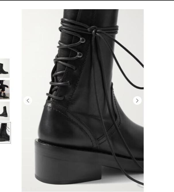 ann demeulemeester Henrica back lace boots, women's EU38/US ann demeulemeester Henrica back lace boots, women's EU38/US
