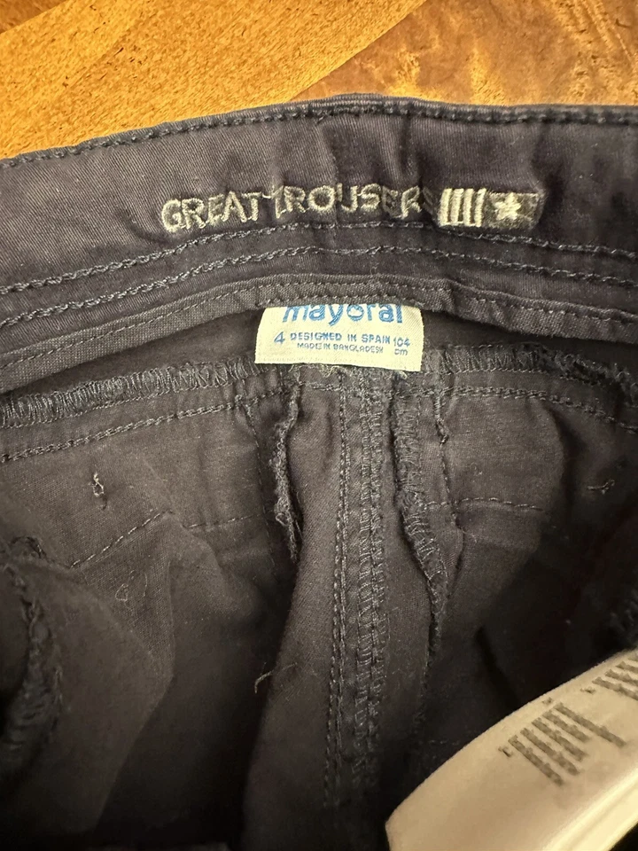Pantalón chino mayoral azul oscuro para diseño 4Y en España “LAS SARTENES MÁS CÓMODAS” Foto 3 de 4