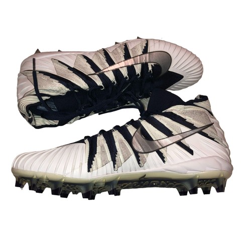 NWOT NIKE CLEATS SIZE 16 ALPHA MENACE ELITE TD FOOTBALL NAVY WHITE 877141 MENS - Picture 5 of 7