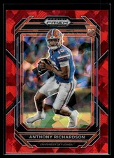 Anthony Richardson 2023 Panini Prizm Draft Picks Red Ice Prizm Rookie Card #104