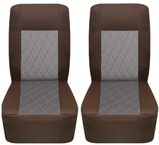 Motorhome RV Camper Cotton Seat Covers w/diamond stitch fits Jayco greyhawk10-12