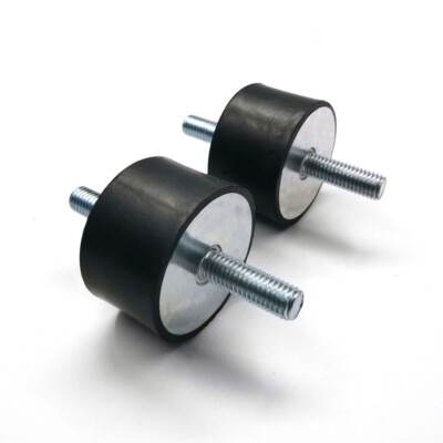 Rubber Mount Anti Vibration M8 Double Male Thread Silentblock Ø20/25/30/40mm