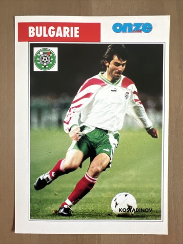 CARD BULGARIA 🇧🇬 TRIFON IVANOV EURO 1996 ONZE