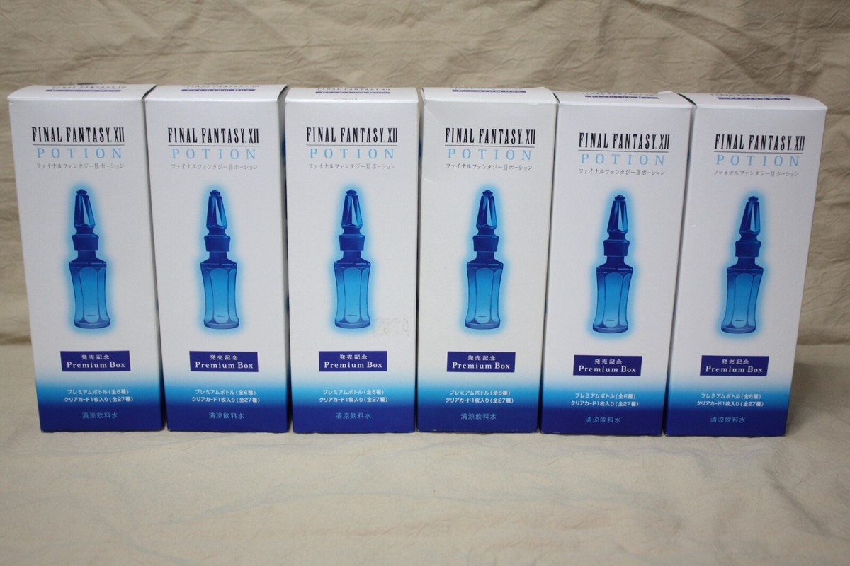 Final Fantasy XII Potion Premium Box Set of 6 with Premium Clear