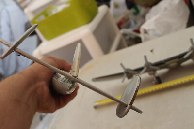 Avion Miniature Vintage Lufthansa D-ALOP - Métal, Allemagne De L'Ouest, Années 60