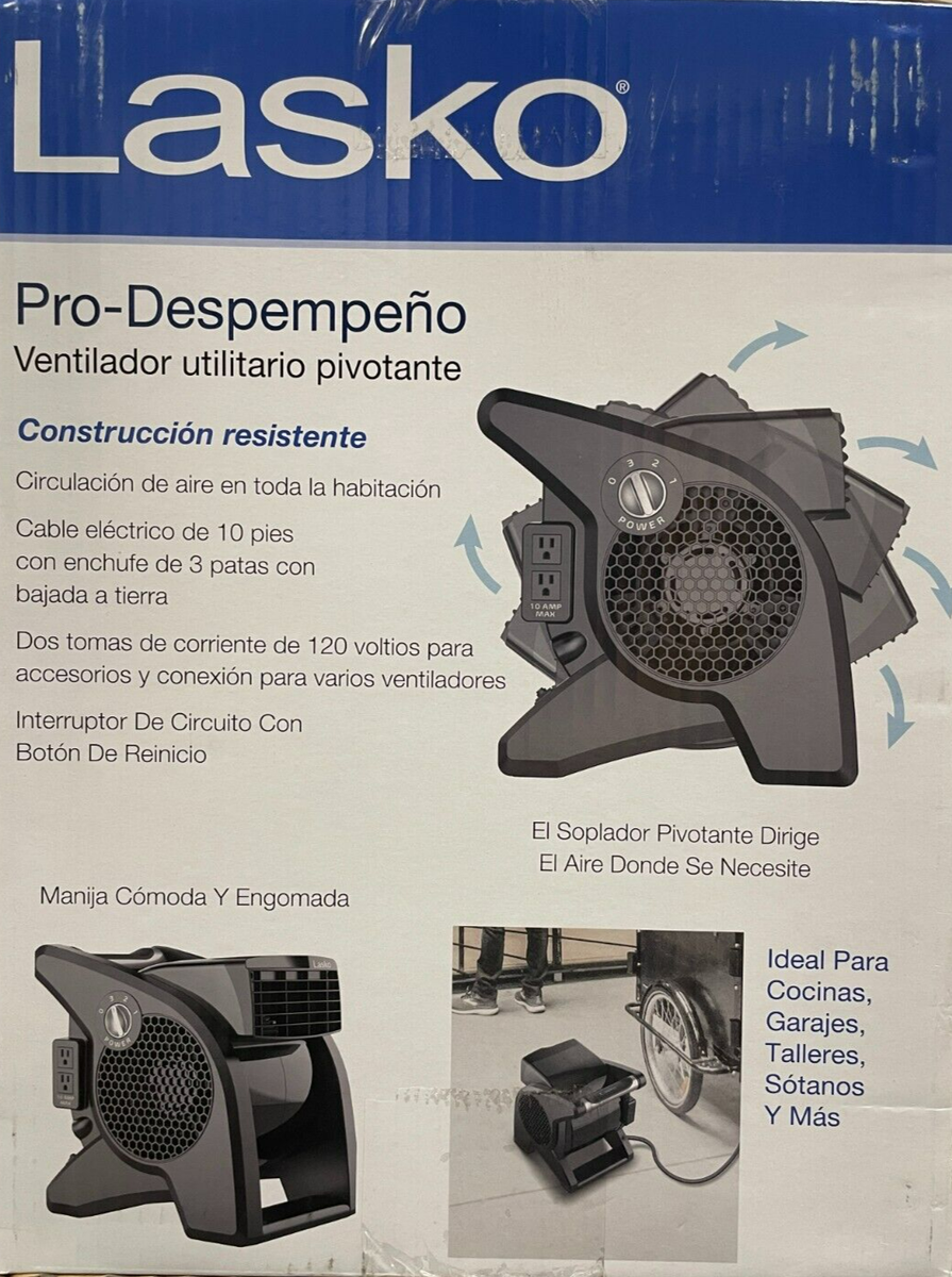 Lasko - U15617 - Pro-Performance Pivoting Blower Utility Fan | eBay