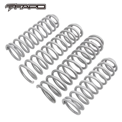 FAPO Full Set 3.5'' Lift Coil Springs For Jeep Wrangler JK 2007-2018