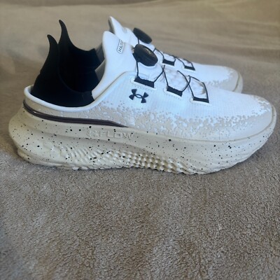 Under Armour SlipSpeed Mega Ripstop Shoes Mens 10.5 White/Brown 3028539-110
