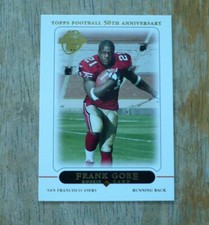 FRANK GORE 2005 TOPPS ROOKIE CARD*FUTURE HOF*MIAMI HURRICANES*JETS*BILLS*49ERS*
