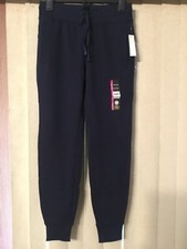 NWT Athletic Works Women's Athleisure Soft Joggers Sweatpants Navy Blue Size XS