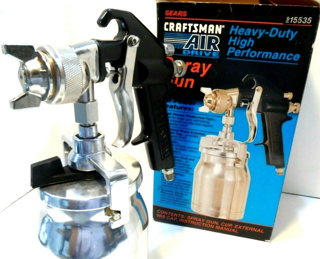 Craftsman Paint Spray Gun Heavy Duty High Performance 915535 for sale