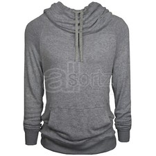 Ladies Top UK Store Grey Soft Knit Boyfriend Loungewear Hoodie Jumper Next Day