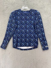 Terramar Long Sleeve Base Layer Long Sleeve Top Thumb Holes Kids  Medium O8