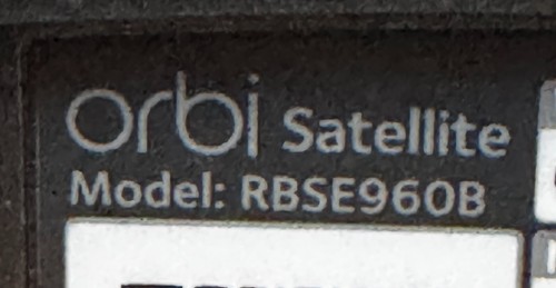 Netgear Orbi RBSE960B Satellite Extender WiFi 6 Mesh Network Black RBSE960 960 - Picture 3 of 7