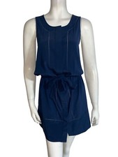 RAG & BONE Made In USA Silk Ayon Dress Blue Size 0