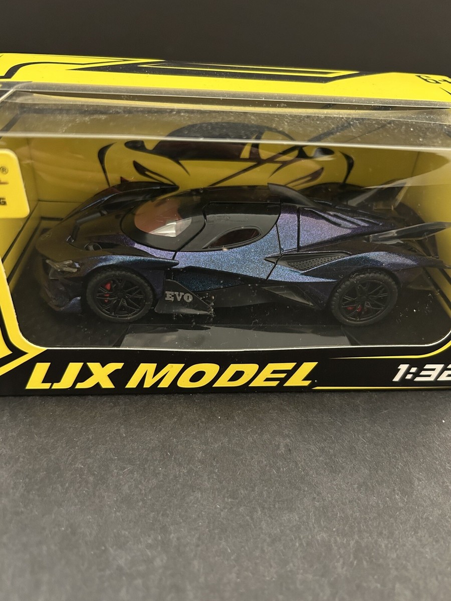 Jinchejiang LJX Model Evo 1:32 Blue Car Figure | eBay