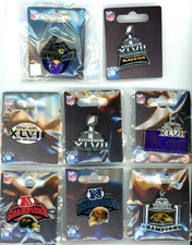 Super Bowl XLVII Pin Choice NFL Pins 47 New Orleans Aminco Ravens vs 49ers