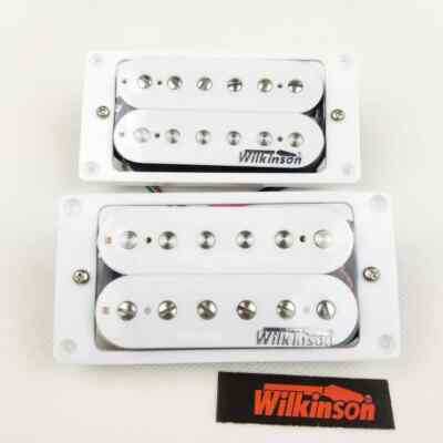 Wilkinson White Humbucker Pickup Set WHH(N+M+B) WVSM Guitar Pickup