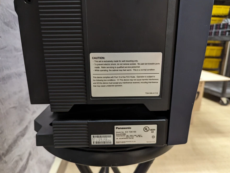 PANASONIC KX-TDE100 PBX UNLOCKED, 1 PSU-S 1 PRI23 2DLC16 1DHLC8 1IPCMPR - Image 3 of 3