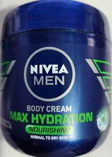 Nivea Men Max Hydration Body Cream - 13.5 Fl Oz / 400 mL