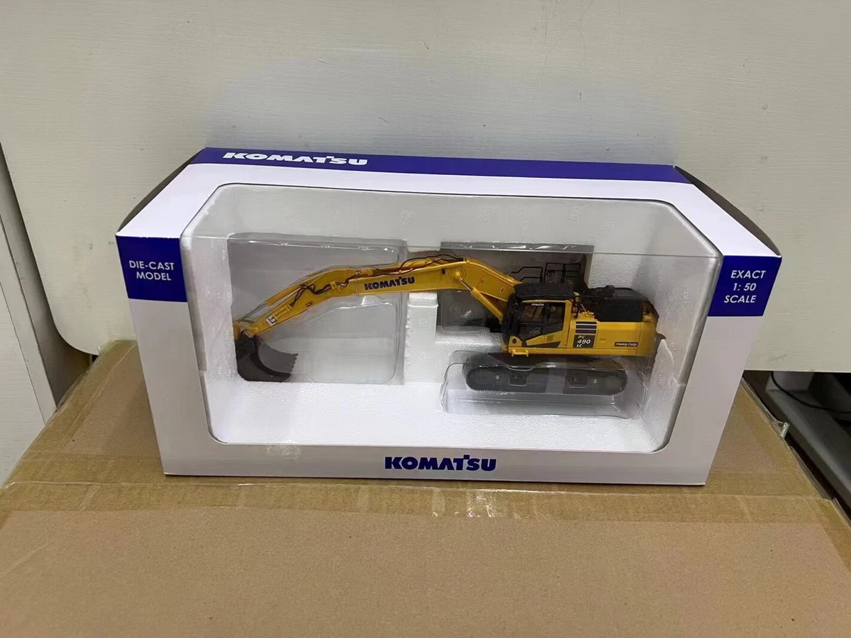 UH 1/50 Scale Komatsu PC490LC-11 Excavator DieCast Model Toy Gift