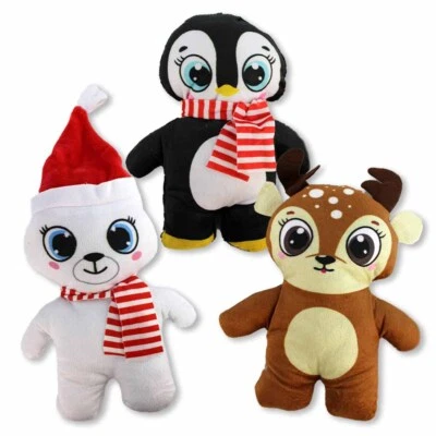 BEMIRO Weihnachten Plüschtier - verschiedene Motive - ca. 23 cm Kuscheltier Deko