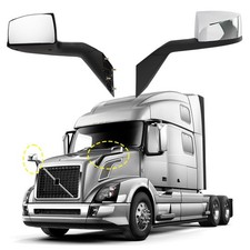 Hood Mirrors Truck Assembly Replacement for Volvo VNL 2004