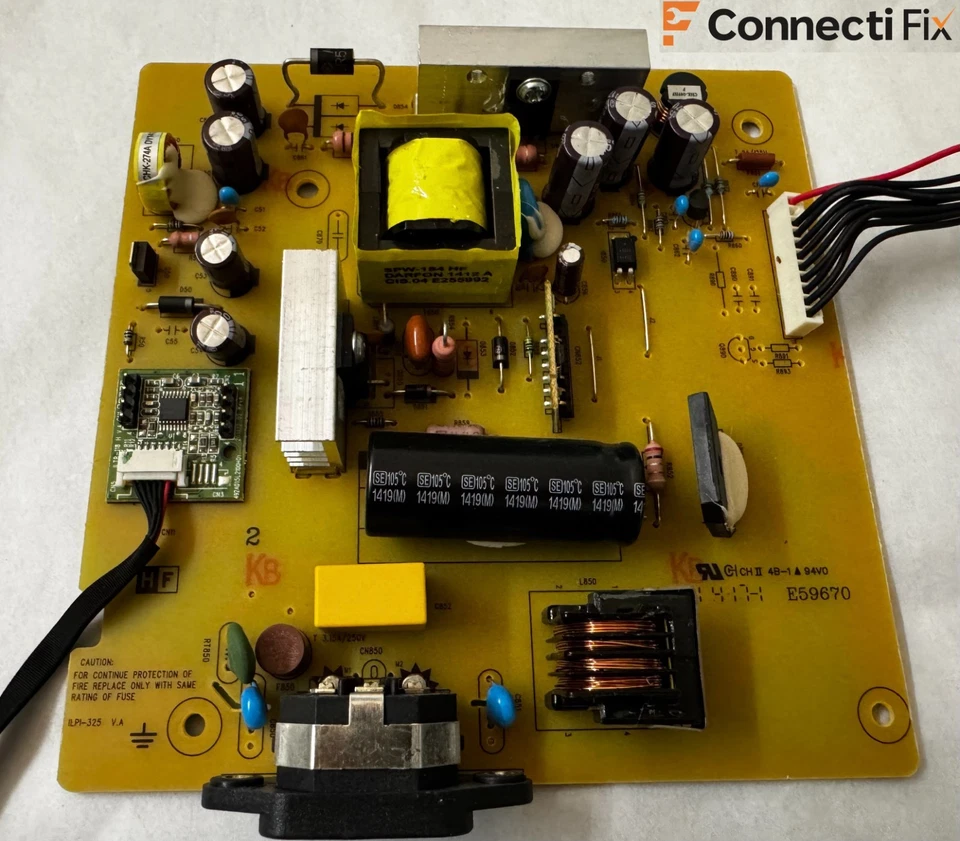 Dell P190st Power Supply Board 491A010Q1400H03 - E59670 - SEALED - FAST SHIPPING - Image 3 of 4