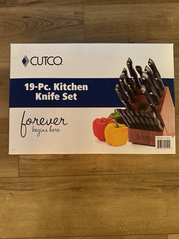 CUTCO 19-teiliges Küchenmesser-Set Mit Block & Schärfer – Profi-Messer Für Jede Aufgabe