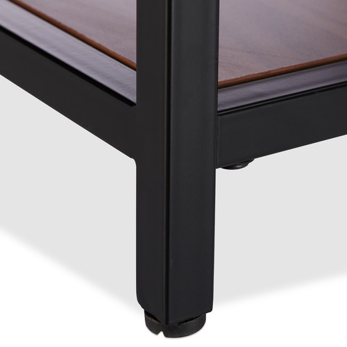Wooden side table 2 Tiers Easy Clean Wooden Coffee Table Modern Side Table - Picture 7 of 8