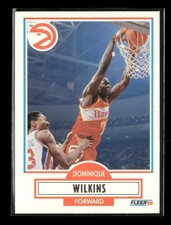 1990-91 Fleer #6 Dominique Wilkins Atlanta Hawks