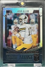 JOSH ALLEN ROOKIE RARE HOLO REFRACTOR FOIL SPORTS CARD BILLS MINT. rookie card picture