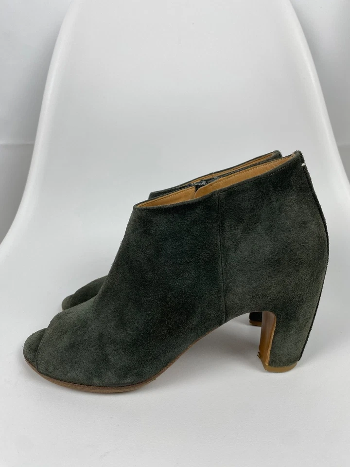 Botines de gamuza Maison Martin Margiela punta abierta talla 38 Foto 3 de 4