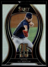 2021 Panini Select 25 Man Silver Prizm #25M-17 A.J. Minter