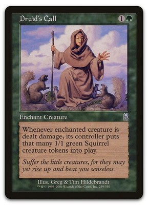 Druid's Call #239 (LP) Odyssey ODY Magic MTG