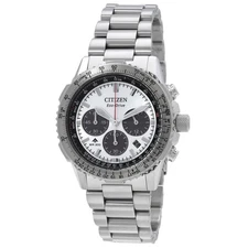 Citizen Promaster Navihawk Chronograph Silver Dial Men's Watch CA4660-61A