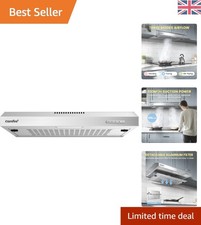 Modern 60cm Under Cabinet Extractor Fan - Dual Extraction & Three Speeds